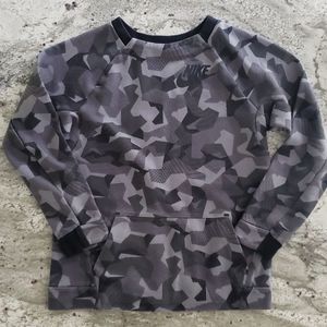 Nike Boy's Geometric Camo Sweatshirt